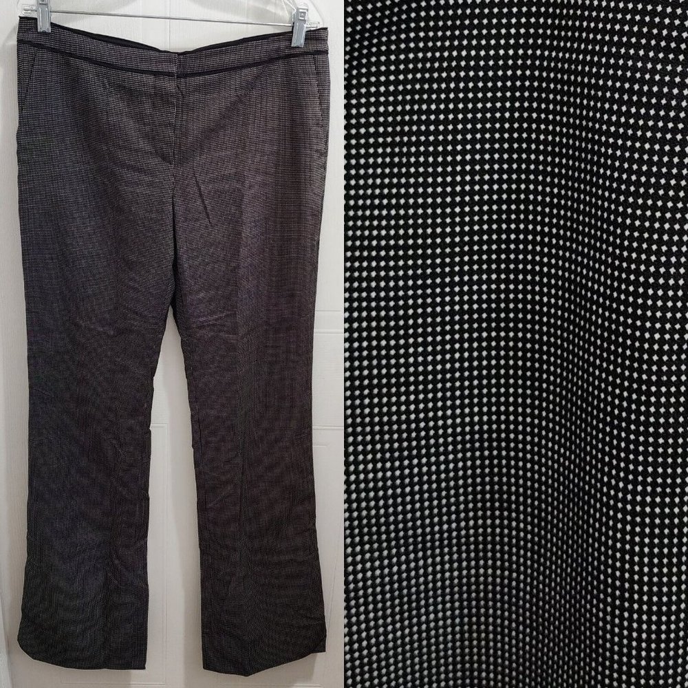 HUGO‎ BOSS Women's Wide Leg Stretch Dress Pants Virgin Wool Blend TULEA7 Size 8